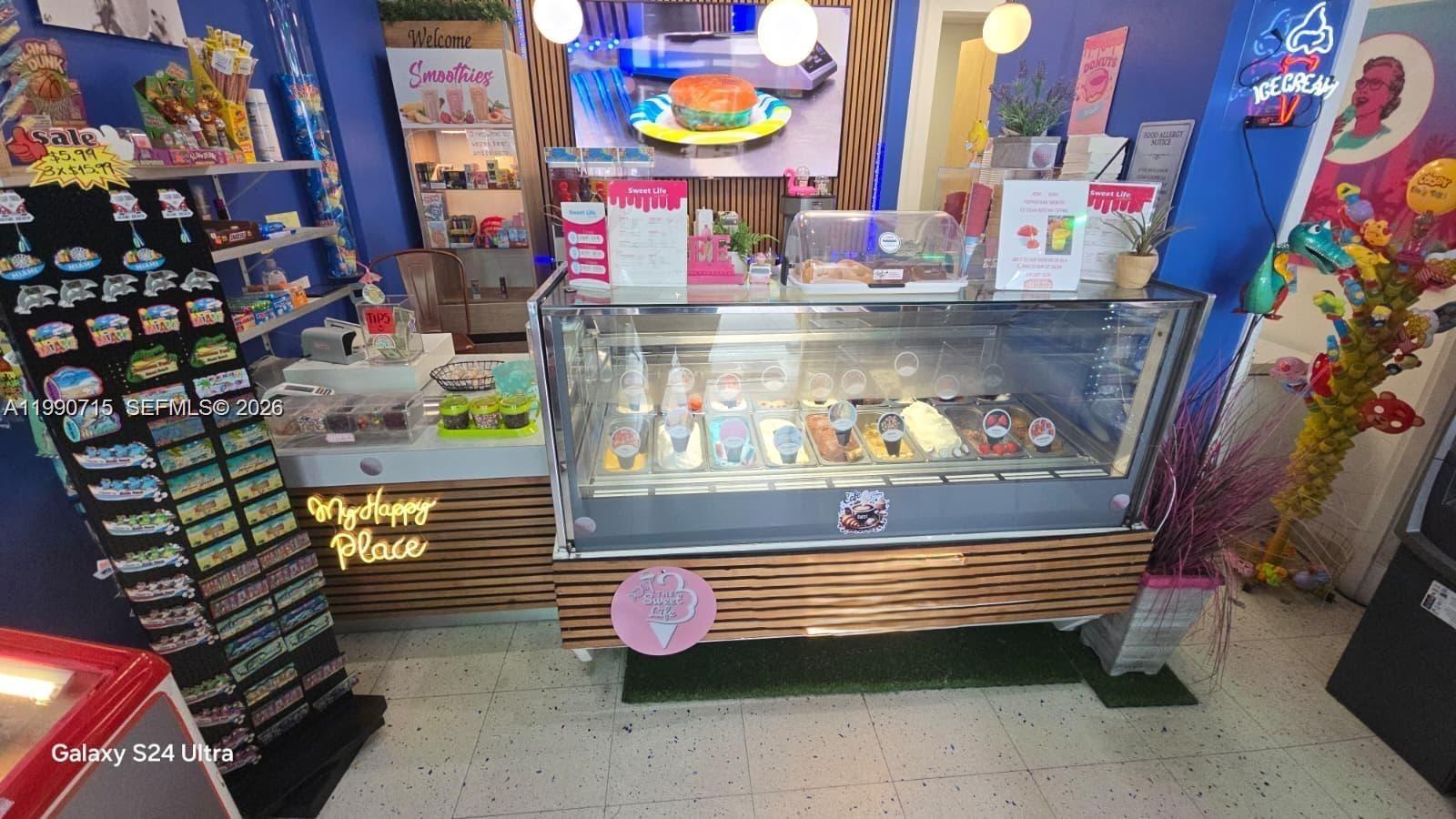 Ice Cream Shop for Sale in Miami Beach