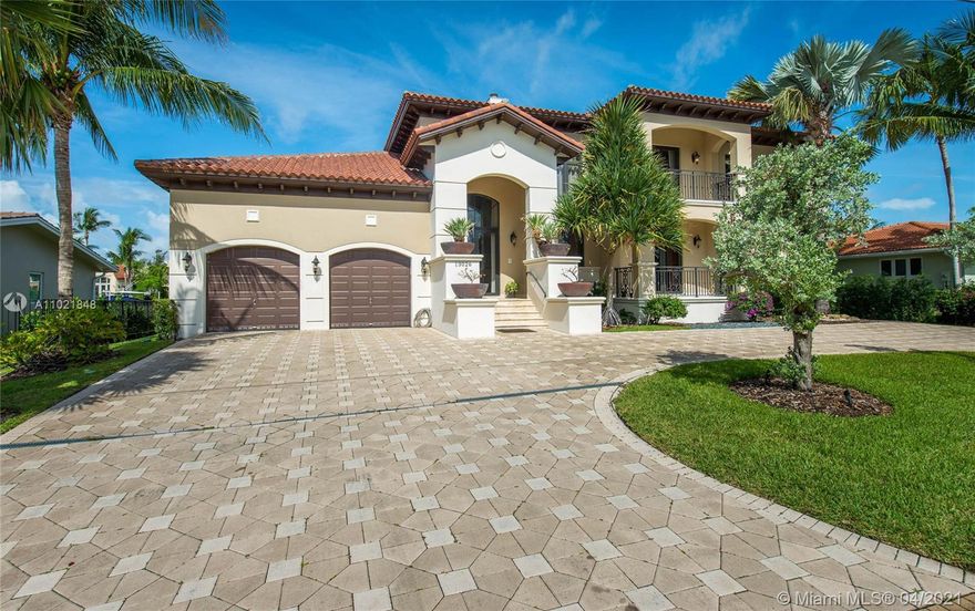 The best waterfront opportunity in Coral Gables. This fabulous 5 bed/ 5 bath home is located in exclusive Gables by the Sea and offers direct ocean access with no bridge to bay, 100 ft. sea wall & dock. Built in 2008 with top of the line finishings features include volume ceilings, impact rated windows & doors, custom mill work, gourmet kitchen, & many more details. 3 bedrooms en-suite upstairs with Brazilian wood floors, walk-in closets & private balconies. 2 car garage with double height ceilings. Large covered patio overlooking wide waterway & pool. Gables by the Sea is a gated community with private park & pedestrian friendly streets. Best school district with Pinecrest Elementary, Palmetto Middle & High. Biscayne Bay is just minutes away!