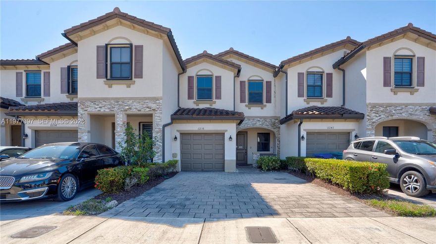 Spacious 3BR/2.5BA Townhome in desirable Isola Community! Ready to move in townhome with one-car garage, ss appliances, and washer/dryer inside the unit. Features a fenced backyard great for entertaining! Enjoy resort-style amenities including a clubhouse, fitness center, pool, and gated entry. Conveniently located near Black Point Marina, schools, shopping, dining, and the Turnpike. Don’t miss this opportunity to own a newer construction townhome in a prime location