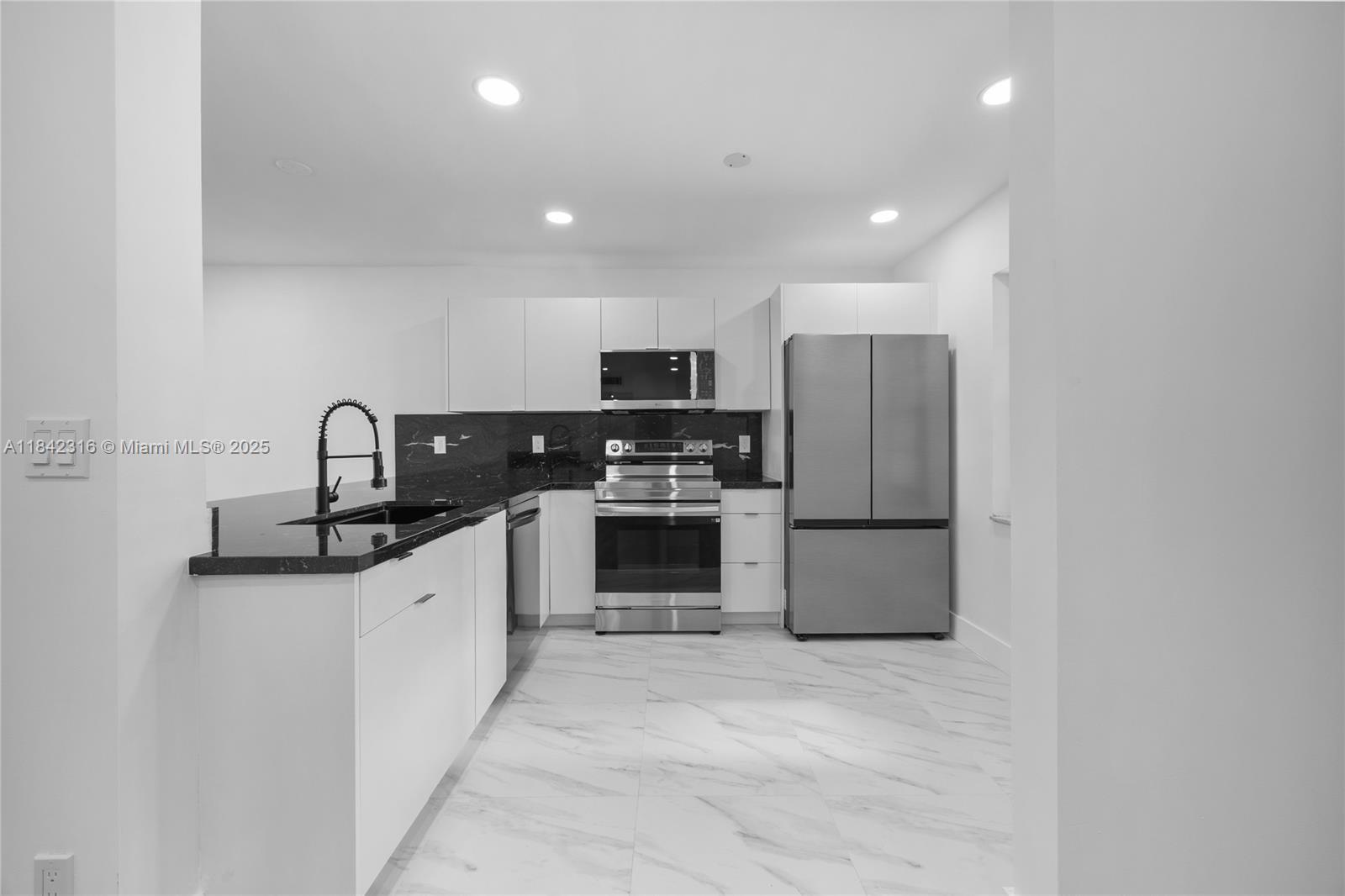 In Hollywood, a 1 Bed/ 1 Bath unit located on the ground floor, no elevator, no stairs! completely renovated, from floors to ceiling, New everything, appliances, shower, all! very spacious, has a screened-in balcony, 1 parking assigned, and the Location is amazing, walking distance to the Hardrock hotel and casino, places of worship, shopping centers, 441, 595, 95, and a short drive to the beach. The building has the Fifty-Year Certification completed with a brand new roof in 2022,a community Pool, and a laundry facility. Easy to show.