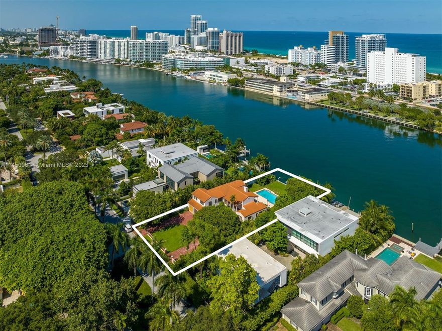 Enjoy ocean breezes from this waterfront estate on the exclusive guard-gated Allison Island. This 20,520 square foot lot offers serene water views and boasts 95 ft on the water. Renovate existing residence or build your dream home in this private oasis. Prime location in close proximity to all that Miami Beach has to offer including world class beaches, shopping, dining & more!