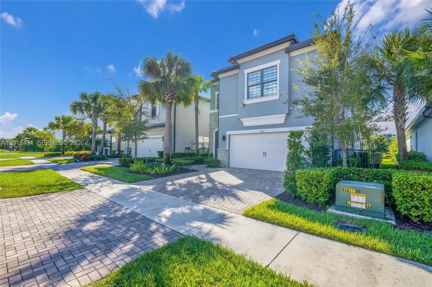Welcome to Oak Tree, one of Oakland Park’s most desirable gated communities. Built in 2022, this beautifully designed home offers the perfect blend of modern style, comfort, and convenience. Bright open living spaces, high ceilings, and abundant natural light create an inviting atmosphere from the moment you walk in.

The sleek designer kitchen features quartz countertops, stainless steel appliances, custom cabinetry, and a large center island that flows seamlessly into the living and dining areas. Perfect for entertaining or everyday living. The thoughtfully designed layout includes 3 spacious bedrooms plus a first-floor den/office, ideal for working from home, a guest room, or flex space.

Upstairs, the expansive primary suite offers in suite bathroom and generous walk-in closet, while the additional bedrooms provide comfort and privacy for family or guests.

Enjoy South Florida living in your private fenced backyard with a covered patio, perfect for relaxing or entertaining year-round. Additional features include impact windows and doors, modern finishes throughout, and a spacious 2-car garage.

Residents of Oak Tree enjoy resort-style amenities including a clubhouse, pool, fitness center, pickleball courts, and scenic walking trails.Minutes from Downtown Fort Lauderdale, beaches, shopping, dining, and major highways.