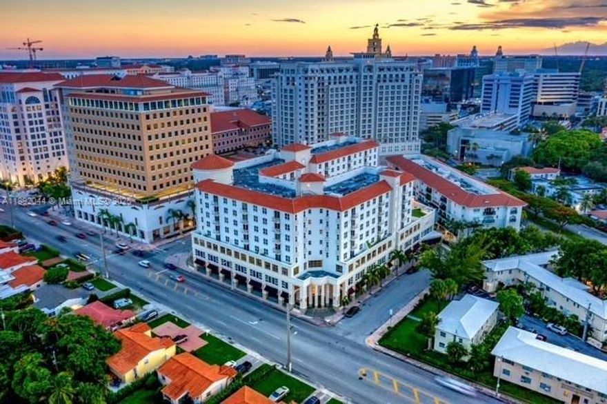Beautiful open concept, high ceiling & 1 bathrm commercial unit on the ground floor of The Minorca Condominium, a mixed-use building, which combines modern comfort & elegance on an 8-floor Mediterranean building, built in 2005, located in the heart of Coral Gables, the renowned "City Beautiful" within steps of the famous Miracle Mile, known for its trendy shops, boutiques, fine restaurants, cafes, bistros, galleries, theatre & entertainment. It's made of 38 retail, cafe & professional services on the first 2 floors & the top five floors have 120 residences including a fitness center, infinity pool, recreation room and guarded garage parking. 24/7 Concierge front desk. A 15-minute drive takes you to the Airport, Coconut Grove, S. Miami, Brickell, Downtown Miami & Village of Merrick Park.