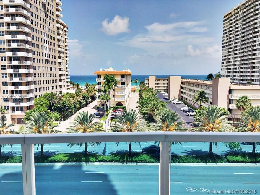 Unit features partial ocean view, porcelain and tile floors, stainless steel appliances, granite counter tops,wall to ceiling windows. 2 assigned parking spaces. Intracoastal front bldg across from the beach. Building offers 24hrs security, attended lobby, waterfront pool, gym, and clubhouse. Offers must include last 2 paystubs, credit report w/score, NATIONAL eviction and NATIONAL criminal background report, copy of DL, rental application. Tenant pays $1,000 bldg security deposit. Price firm.