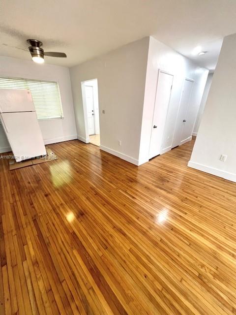 Available Now. Spacious unfurnished large 1/1BR. Newly renovated apartment located in a quiet garden style building. Only 4 units in gated building. Hardwood floor throughout, plenty of closet space, Italian style shower, ceiling fans in bedroom and dinning area, new AC, new gas range, and new fridge. Coin Laundry facility located in the building. Water, and high speed internet included in the rent. Building located next to Publix, whole food market, Target, public parking garage, restaurants, cafes, Zone 2 street residential parking and only 10 minutes walk to the beach.