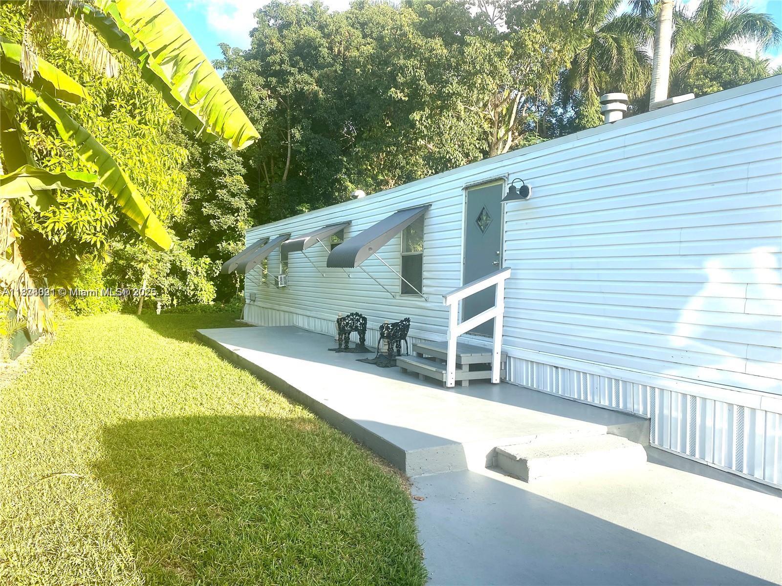 2 bedroom 2 bath manufactured home located in Gateway Estates, a gated community located close to shopping, dining and a short drive to the FL Keys! Rental payment includes lawn service and HOA fees.