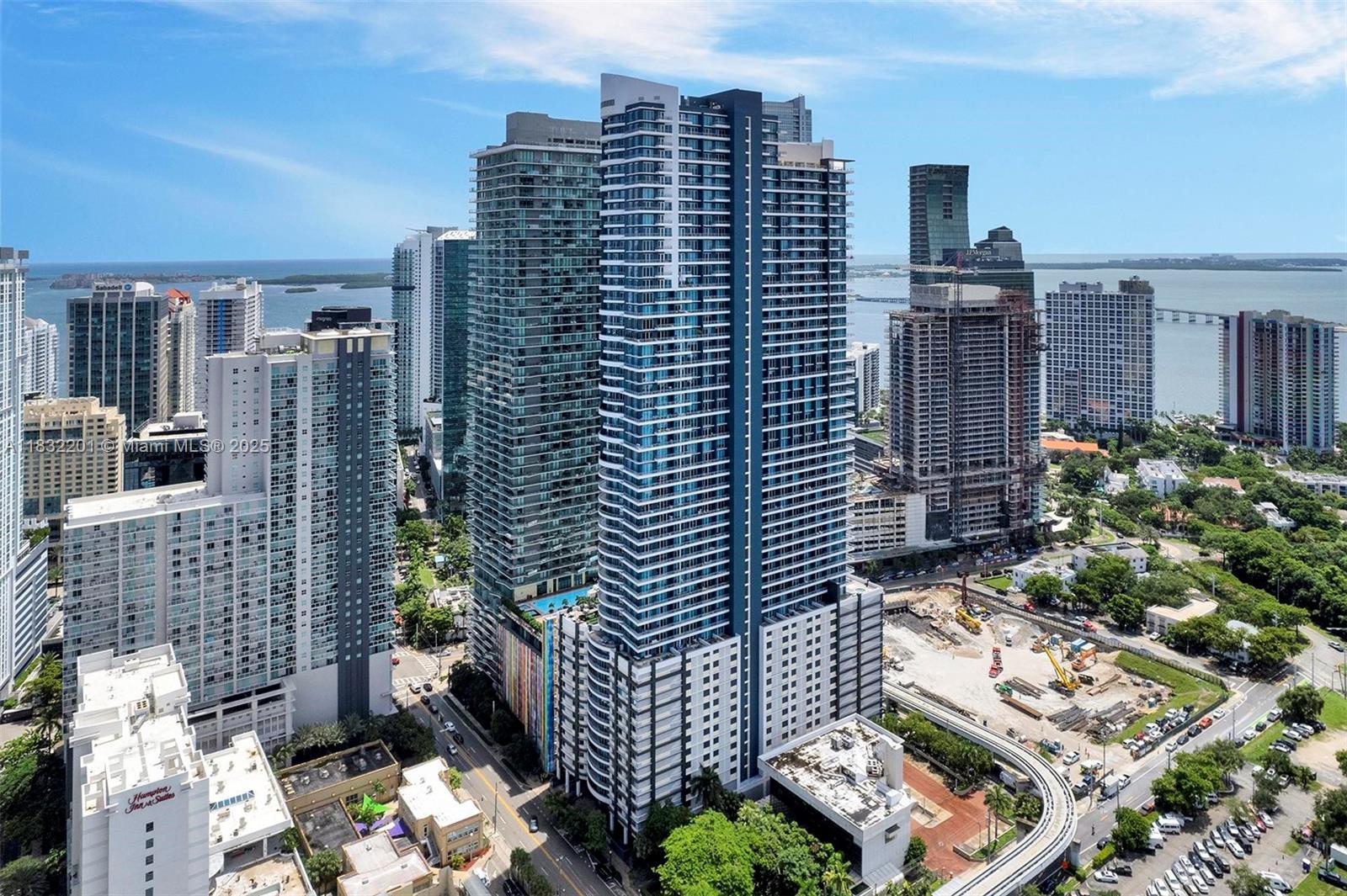 Spectacular 2 level corner unit, with double high ceiling 3 bed / 3.5 baths, open kitchen. Unit offers a breathtaking panoramic view of Miami skyline, Biscayne Bay, Key Biscayne, Coral Gables and the ocean. All bedrooms, bright and spacious, come with their own balcony to enjoy the magnificent view. In addition they come with black outs and in living room with e-blind. Excellent location, walking distance to Brickell City Center, Mary Brickell Village, Financial District, varieties of shops and restaurants. Infinity at Brickell is a luxury full service building with 24hrs security, valet parking, jacuzzi, fitness center, pool, spa and an amazing rooftop sun deck. Excellent opportunity