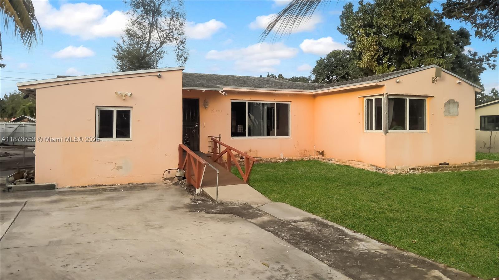 Spacious 2-bedroom, 2-bath single-family home offering an open floor plan and a blank canvas interior ready for your updates perfect for customizing your dream home or creating a profitable investment property. Situated on a large corner lot with mature fruit trees, this home is ideal for outdoor living and entertaining. Prime location near major highways, public transportation, schools, shopping, and dining. A fantastic opportunity for homeowners or investors alike don’t miss out! Sight-unseen offers will not be considered.
