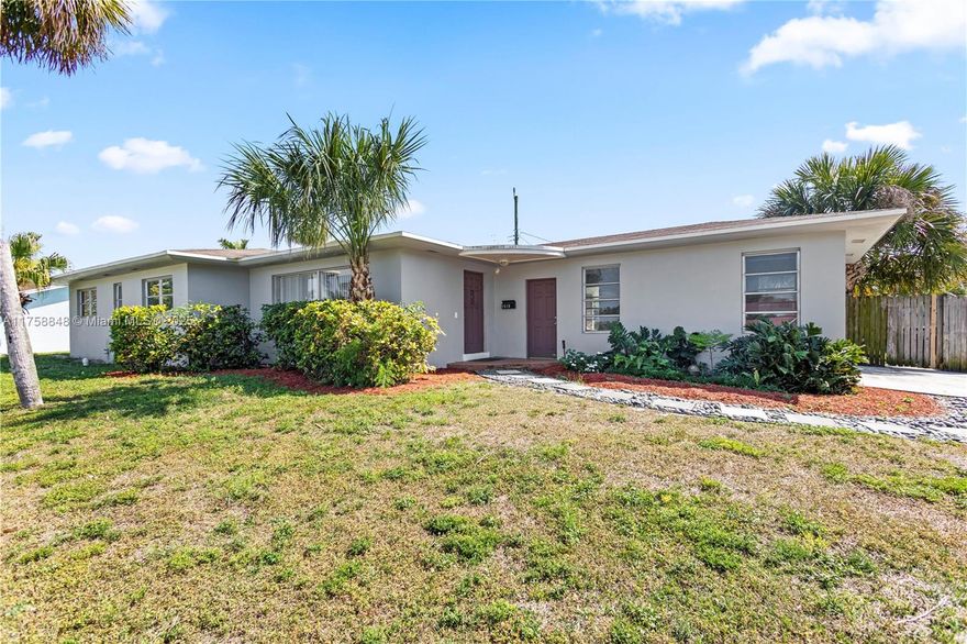 Nestled in the picturesque city of Lake Worth, this single family home offers the perfect blend of comfort and convenience. Boasting four bedrooms and two bathrooms, this residence provides ample space for a growing family or those who love to entertain. The attached one car garage ensures that your vehicle is always protected from the elements, while the lush backyard offers a peaceful retreat for relaxation and outdoor gatherings. With a well-designed floor plan and updated features throughout, this home is ready for you to move in and make it your own. Located in a desirable neighborhood with easy access to schools, parks, and shopping, this property truly embodies the ideal Florida lifestyle. Don't miss the opportunity to make this house your forever home.