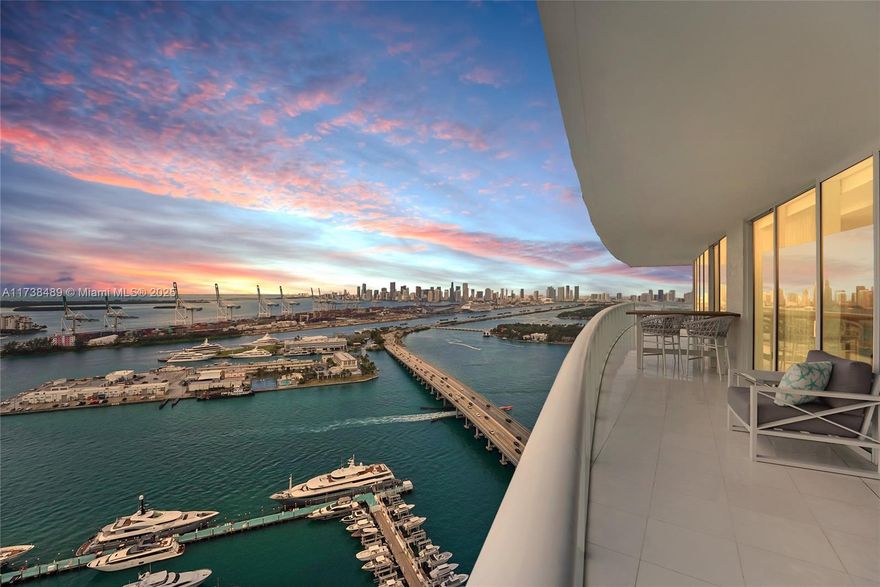 ICON SOUTH BEACH IS THE MOST COVED RESIDENCE IS SOUTH OF FIFTH NEIGHBORHOOD. RARE 01 LINE SOUTH WEST CORNER, BEST LINE IN THE BUILDING. HIGH FLOOR, PANORAMIC VIEW. BEAUTIFULLY FURNISHED WITH MOTORIZED WINDOW TREATMENTS. 3 BEDROOMS IN SUITE WITH BATHROOMS AND WALK IN CLOSETS. OPEN KITCHEN . FURNITURE INCLUDED IN THE PRICE; IT IS SOLD TURN KEY. 700 SF WRAP AROUND BALCONY WITH AMAZING SUNSET VIEWS OVER MIAMI SKYLINE AND FISHER ISLAND. EASY TO SHOW, TEXT LA OR USE SHOWING ASSISTANCE. 24H NOTICE PLEASE