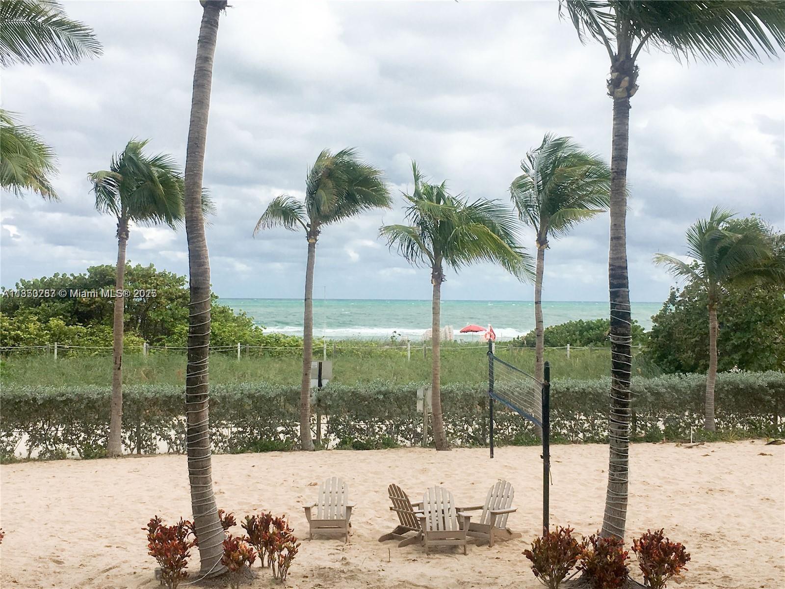 GREAT BUILDING ON THE BEACH SIDE OF COLLINS AV. OPEN KITCHEN TO LR/DR. UNT FACE SOUTH AND EAST WITH VIEW OF THE OCEAN. POOL, BBQ, VOLLEYBALL, GYM, SOCIAL AREA WITH BILLIARD TABLE. BASIC INTERNET AND CABLE INCLUDED. IMPACT WINDOWS, WASHER AND DRYER INSIDE UNIT. BRAND NEW LAMINATED FLOORS. GATED PARKING. FEW BLOCKS TO SURFSIDE AND BAL HARBOUR SHOPS, PUBLIX AND COMMUNITY CENTER. CENTRALLY LOCATED BEWTWEEN MIAMI AND FORT LAUDERDALE AIRPORT.