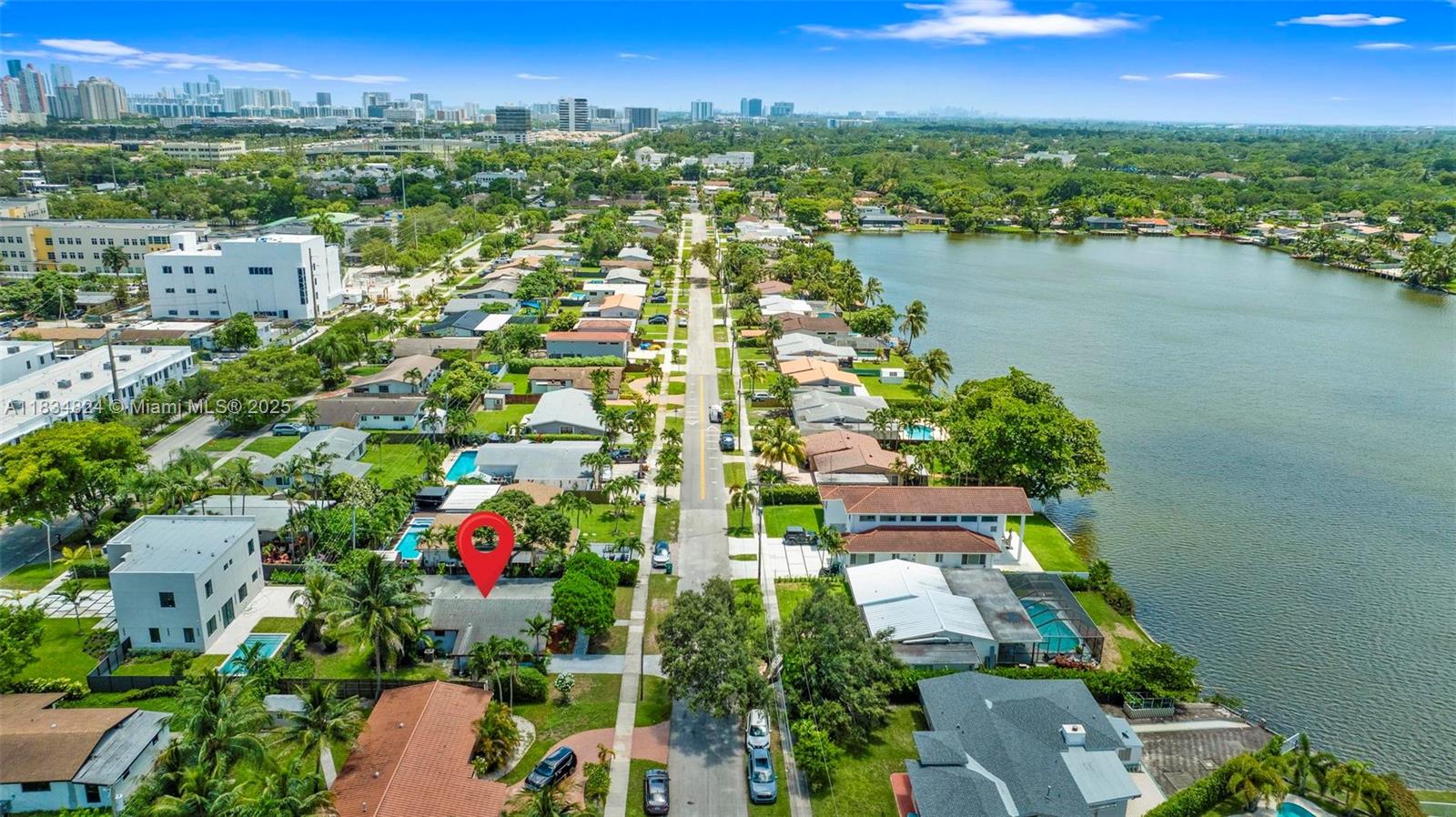 The best location in Gated Highland Lakes Aventura. Beautiful 3/3 single-family home on a spacious lot!2,150 SQFT of living space, lots of walk-in closets.2 beds have direct access to tropical backyard, master bedroom is a suite with large bath & closet! Triple split plan with 3BR/3BA & 3 Zone A/C plus flexible in-law studio. 4 point insurance inspection available, ENERGY EFFICIENT gas system for stove/oven, water heater & dryer. backyard is perfect for outdoor entertaining, there is room to add a pool. The garage converted to interior laundry room & storage. 2-mins from several places of worship,restaurants,shopping centers, top-rated public & private schools, 3 synagogues on the block. Easy access to I-95, Aventura Mall and the beaches. 20mn to Miami / Fort Lauderdale Airport. Must see!