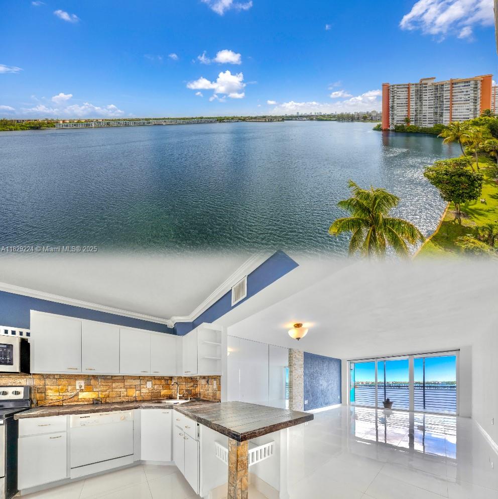 Enjoy breathtaking views from this unit in one of the most desirable buildings in the area. Featuring a smart layout, Amenities include a heated pool, gym, sauna, tennis, BBQ area, and more. Hurricane-impact windows and doors. Gated entrance with security and cameras. Jogging path and playground nearby. Minutes from Aventura Mall.
