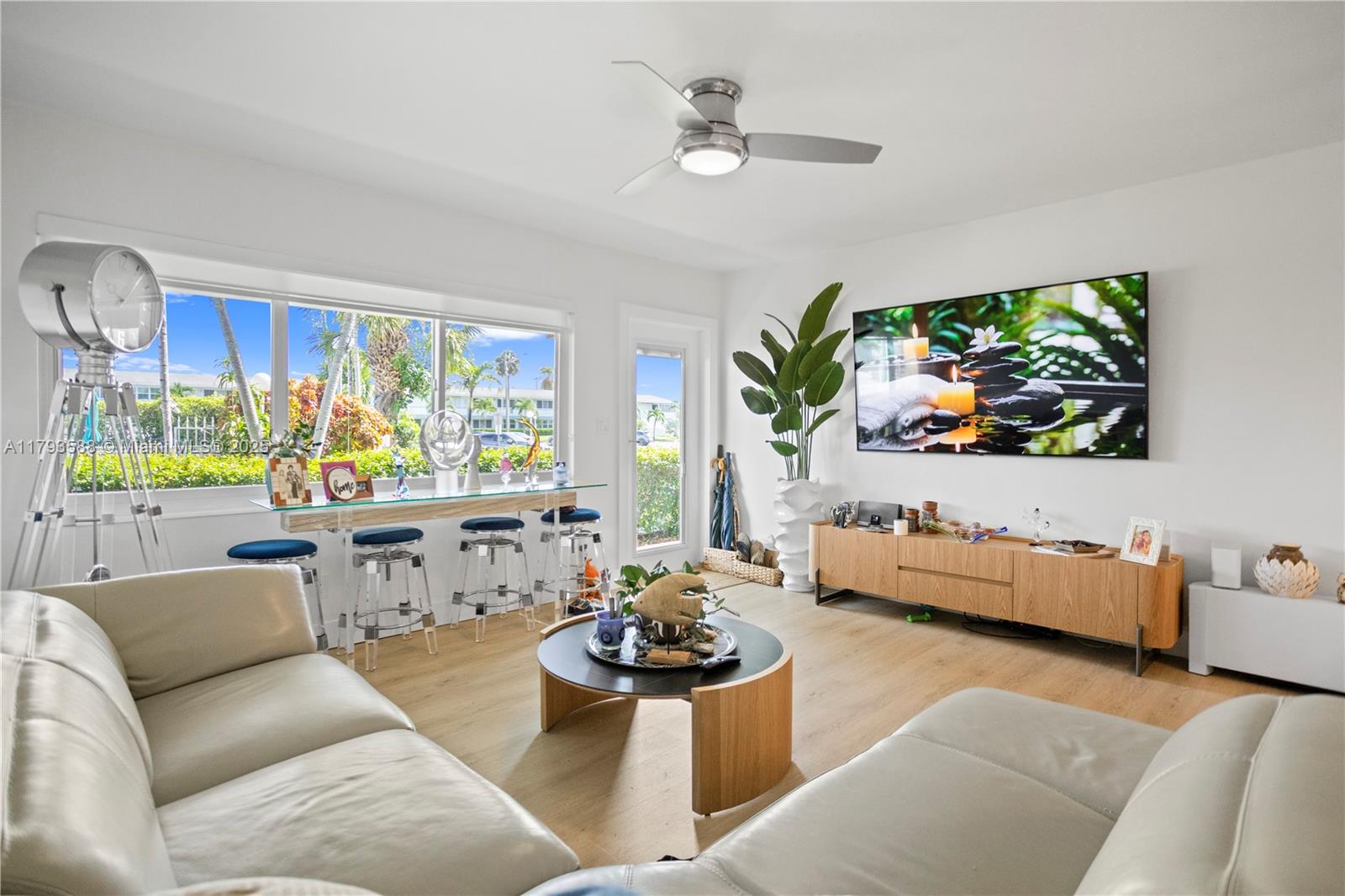 Beautifully renovated one-bedroom condo on the ground floor. 55+ building, close to shopping, grocery stores, coffee shops, the beach, and major highways. The building has a relaxing pool, the perfect place to enjoy your golden years. Plenty of street parking with a city permit.