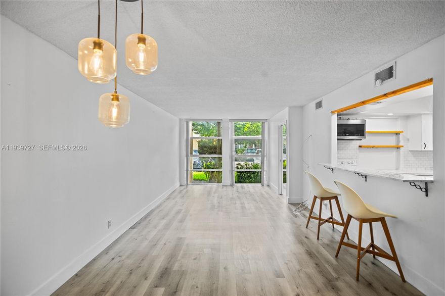 Must see!!! Renovated 2 Bedrooms and 1-1/2 Bathrooms apartment just 5 minutes from the beach! Beautiful new laminate floors, panoramic windows. This Condo is in a Great Area of Hallandale Beach, on the Three Islands Community. Amenities include: clubhouse, swimming pool with Intracoastal view, 2 tennis Courts. Beautiful Joseph Scavo Park just across the street with children playground and dog park. Desirable location, everything is close: Fort Lauderdale Airport, Gulfstream Park, Casinos, Aventura Mall, Shops, Restaurants and more.
Easy approval. Cable & Internet included to HOA