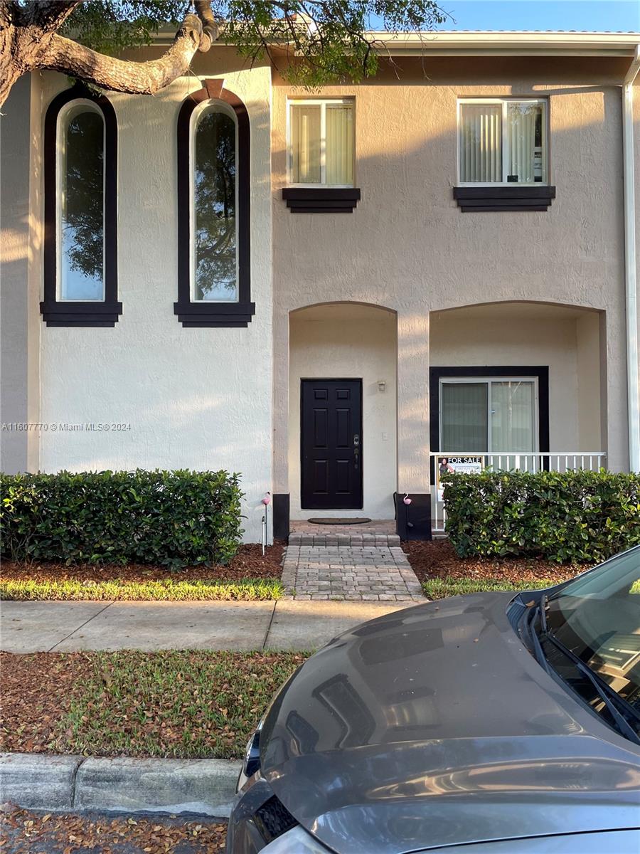 Beautiful 3-bedroom, 2.5-Bathrooms Townhouse in Keys Gate. Come live in a private gated community with a 24/7 gate guard and security patrol. Enjoy tiled floors all around the house, a main bedroom with a massive closet, a kitchen with stainless steel appliances and granite countertops, ceiling fans, a barbeque patio, a washer and dryer, a car garage with plenty of storage racks, a driveway for two cars and much more!  The HOA includes a clubhouse with a large pool, playground, picnic areas, fiber internet, AT&T cable, Direct TV premium via fiber, and an alarm system.  Excellent location: Five minutes to Florida's Turnpike and Baptist Hospital, Restaurants, and Hotels, and only 25 minutes to the Florida Keys! This property can be rented FURNISHED for $3,000 per month.