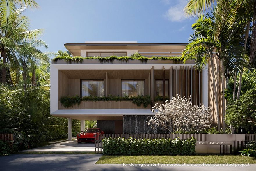 Step Inside with Me! A future icon on the Venetian Islands with coveted Downtown Skyline views can be yours to bring from rendering to reality. Offered with exceptionally designed Approved Plans for a 9,860 SF house - a priceless value to those who value time. Centrally positioned facing South on the Venetian Islands, this parcel presents the opportunity to realize a custom residence by the renowned DN’A Design + Architecture. The generous 12,250 SF lot is framed by 70’ of pristine water with a skyline scenery & aquatic view. Conveniently positioned just minutes from Sunset Harbour & Design District. Water lovers can appreciate direct access and a short cruise to the Ocean. Flexible zoning on this section of the Venetian Islands allows for more building rights and larger square footage.