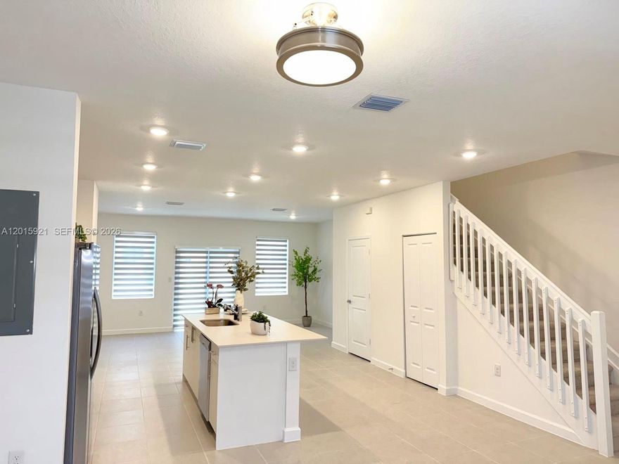 Brand-new 3 bedroom, 2.5 bathroom townhouse in LE JARDINE!  . Experience comfort, convenience, and modern living in this beautiful place featuring 3 beds and 2.5 baths with a new A/C  system for maximum comfort year-round, new washer and dryer, BLINDS, 2 parking spaces assigned plus guess parking. Pool and playground under construction. INTERNET INCLUDED.

- Two assigned parking spaces
-Guest parking available
- Spacious and modern layout
- Excellent location close to shopping, schools, dining, and hospitals.

Prime Location Near Everything You Need

Mayor Roscoe Warren municipal Park 3 minutes away
.. Shopping & Daily Essentials
• Publix Supermarket- walking distance
• Walmart Supercenter - 7 minutes
• BJ's Wholesale Club - 7 minutes
.Starbucks Coffee - 5 minutes
Target - 13 minutes
• Ross - 13 minutes
• TJ Maxx - 13 minutes
• Kohl's - 12 minutes

Restaurants & Dining

• Chill's Grill & Bar - 11 minutes
• Outback Steakhouse - 11 minutes

• Olive Garden - 12 minutes

I#I Hospitals & Medical Centers
• Baptist Hospital - 13 minutes
• HCA Florida South Dade Hospital - 13 minutes
• Nicklaus Children's Urgent Care - 10 minutes
 Enjoy  close to everything while enjoying the comfort of a brand-new home designed for modern living. Perfect for families looking for comfort, accessibility, and a great community atmosphere. All information is deemed reliable but not guaranteed. Buyers and agents please verify and confirm all information.*
