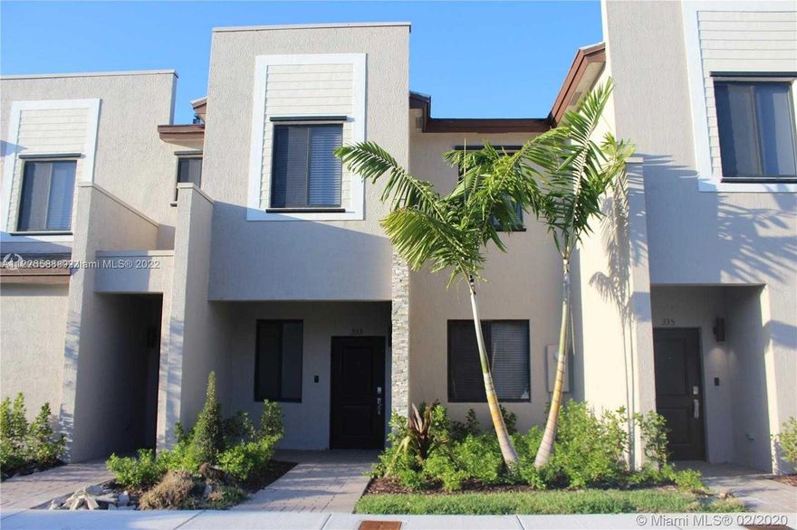 Brand new construction Townhouse. Great lighting with spacious green area. Located in front of guest parking. Smart home that includes ring bell.