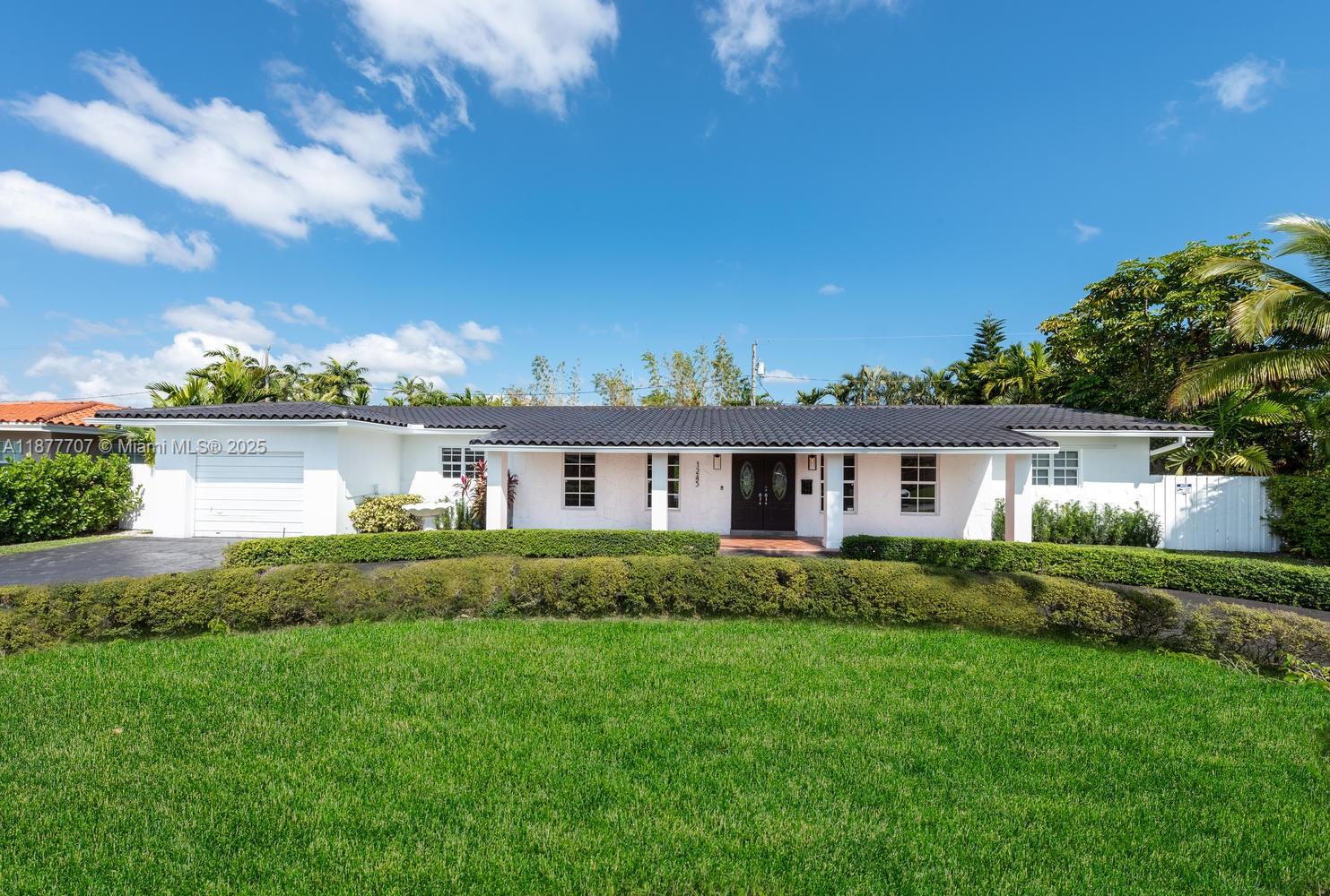 Modern and spacious ranch style home located in trendy Davis Harbour neighborhood (just south of Miami Shores)! This cozy fully remodeled 5 bedrooms 4 baths property is nested on 10,300 SF lot (few houses away from Biscayne Bay). Great floor plan perfect for families that like to entertain. Oversized terrace overlooking the pool. Formal dining room. Formal living room. Family room. Impact windows throughout. Lots of natural light. Fully fenced. Super private property and quiet street. Laundry room. Circular driveway. 1 attached car garage. A must see!