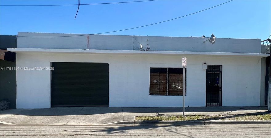 Vacant freestanding 3,920 SF building situated on a 7,085 SF lot. D1 zoning. A unique feature of this property is that it includes drive-in doors on both the north and south sides, allowing for vehicles to pass entirely through the building with a 3,000 SF yard

Excellent opportunity for an owner-user, office space, school, day-care, retail, gallery-showroom, car collector, or even light manufacturing. We have a recent Phase 2 environmental report confirming the property is clean, as well as a recent survey. Interior height is 11' clear.

The building does require some additional work. Central Allapattah area offers convenient access to all central areas of Miami, as well as the beaches.

Please let me know if you'd like to discuss this property further or schedule a visit.