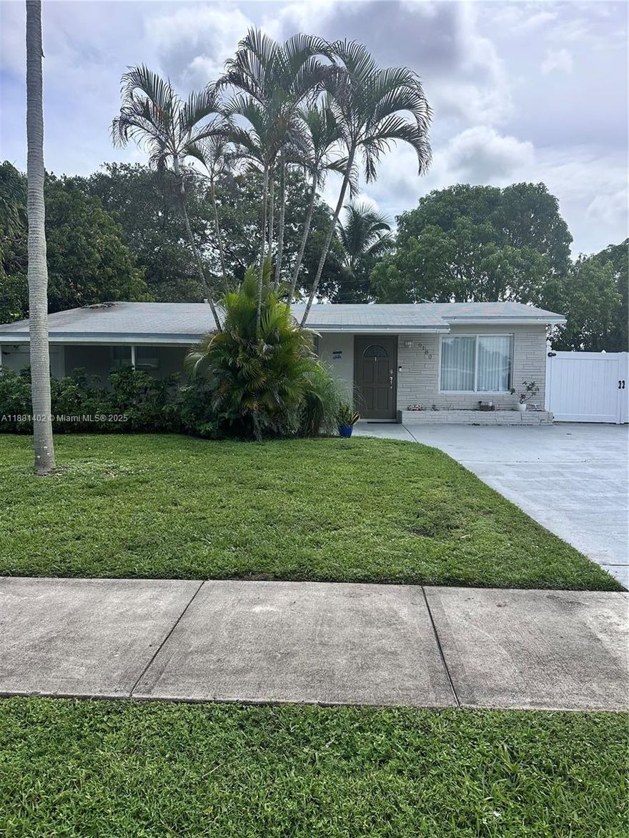 This inviting home offers a comfortable layout with spacious living areas, a functional kitchen, spacious laundry room with a washer and dryer included. The property also features a private and ample yard, perfect for relaxing or entertaining, along with convenient driveway parking. Newer A/C, only 1 year old, roof 4 years old. Located in a quiet residential neighborhood, this home is just minutes from shopping centers, dining, schools, and major highways for easy commuting. 1st Month's Rent and Security deposit to move in. Quick approval. Don’t miss out on this great rental opportunity in the heart of Davie! Call to make a showing appointment today.