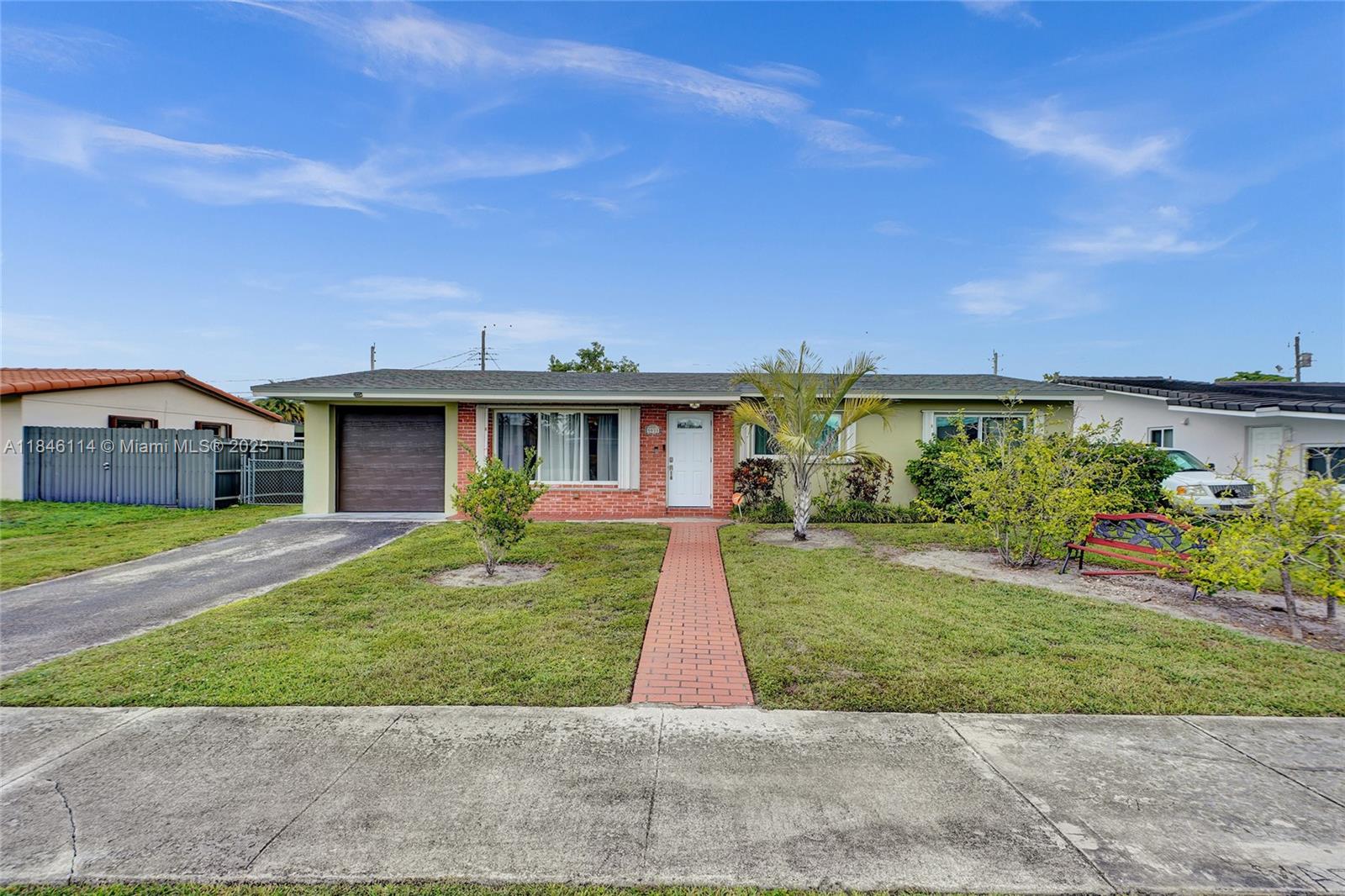 Centrally located in a desirable location near Miller Dr., schools, shopping centers, restaurants, turnpike and within close proximity to Palmetto expressway and Tropical Park. Home includes 3 bedrooms, 2 baths, Open kitchen, Family room, Accordion shutters. Updates include: May 2018 New Electrical panel, April 22 New A/C Condenser, May 2022 Impact windows, front, back and garage doors - all done with permits and to code. June 2024 New dimensional shingle Roof (25 yr warranty), 103mp wind resistant, mold resistant, Kitchen pipes have been professionally cleaned, Newer Washer and Dryer. This property offers a great opportunity to personalize and make it your own, schedule showing today.