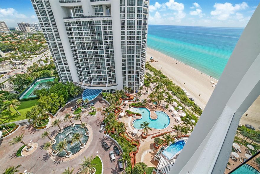 PRICED TO SELL! LUXURY OCEANFRONT PROPERTY 5-STAR RESORT ON THE BEACH, FULLY FURNISHED EXTENDED 1,168 SF ONE BEDROOM WITH DIRECT ACCESS TO THE BEACH,  VERY SPACIOUS BEDROOM 1.5 BATHROOMS  10ft CEILINGS, TERRACE WITH PANORAMIC OCEAN AND BAY VIEWS, FLOOR TO CEILING WINDOWS WITH ELECTRIC BLINDS, LARGE MASTER BEDROOM, WHITE TILE FLOOR, AC STORAGE. GATED & SECURE BUILDING ENTRANCE, SPA, FITNESS CENTER, 4 POOLS, TENNIS COURTS, KIDS ROOM,   BEACH CAFE, POOLSIDE BAR, DOGS PARK, VALET, DOORMAN, AND CONCIERGE. NEARBY GROCERY, RESTAURANTS, AND SHOPPING ARE CLOSE BY, CLOSE TO BALL HARBOUR MALL AND AVENTURA MALL.