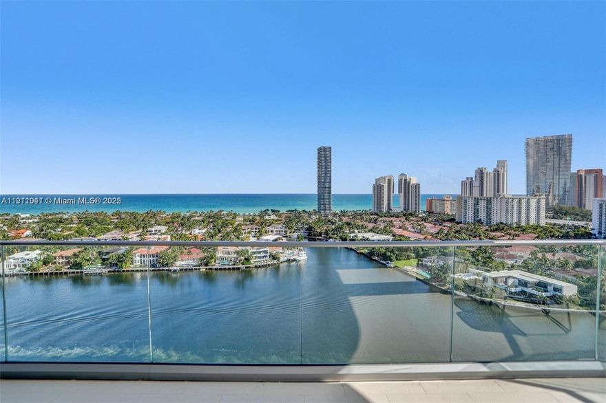 Gorgeous and FULLY Renovated direct OCEAN and Intracoastal views from this corner unit at prestigious Turnberry Isles. 2 Bedrooms plus a Den and 3 Full bathrooms. Unit features 1800+SF living space. Boosting magnificent sunrises & sunsets from a Balcony you don't want a leave, you will never get bored. Great open living space with a formal living and dining open modern kitchen that has its own cute breakfast terrace; plenty of storage. Oversized master bed w/sitting area. 5*Elegant building w/Luxury amenities such as heated Pool,Bbq,Gym, 24hConcierge,Valet; Across from Turnberry's World Class Golf Course, Surrounded by a 3.5 Mile, Landscape Jogging/Exercise trail, mins away to Aventura Mall,beautiful beaches & houses of worship. Furnished.