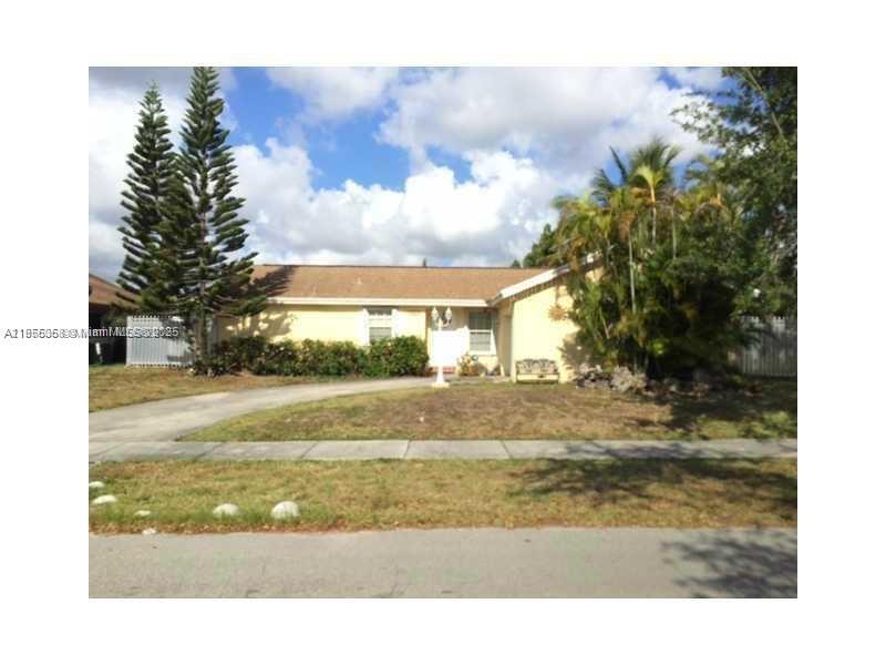 AS IS, 3 Bedrooms, 2-bathroom, spacious open floor plan, tile throughout, updated bathrooms, stainless appliances. 7,500 sqft fenced big backyard with swimming pool and plenty of shade. This beautiful single family home is Perfect for a first-time homeowner or investors. Centrally located close to Coral Reef High School, Jackson South Medical Hospital, Turnpike express way and US1. NO HOA. Contact Listing Realtor: Marleny Zapata by text for questions, Showing appointments 24 hrs. in advance. Property will be available for showing starting August 15th, Please do not disturb the owner.