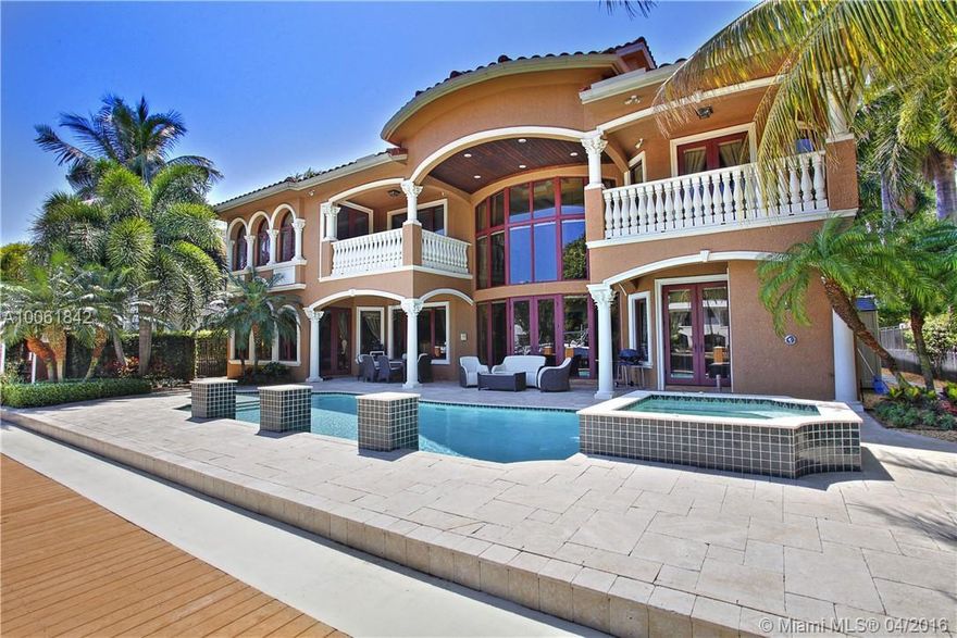 Luxurious waterfront estate on wide canal in exclusive Nurmi Isles. Walk to beach & boutiques/restaurants downtown. Exquisite finishes throughout such as natural stone & wood-encased windows. 3 bonus rooms include office, theater & upstairs office/den. Upon entering the home you are greeted by soaring ceilings in the formal living room & views of the waterway. Additional accouterments include gourmet kitchen, huge master suite w/midnight kitchen, large balconies, elevator, pool/spa, generator & sauna.