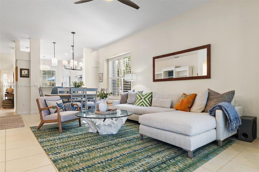 Set within the peaceful surroundings of Monarch Country Club in Palm City, this inviting two-bedroom, two-bathroom villa captures the essence of Florida’s east coast living. Sunlight pours through wide windows, filling each room with a warm, golden glow & highlighting the villa’s airy, open layout. From the living area & private patio, enjoy uninterrupted peaceful pond views where shimmering water meets lush, native greenery. Gentle breezes, birdsong & the soft rustle of palms create a calming backdrop for everyday living. Whether savoring a quiet morning coffee by the water or unwinding in the glow of a pastel sunset, this waterfront retreat offers a haven of tranquility & connection to nature. Close to downtown Stuart offering fine dining & restaurants plus easy access to 95 & Turnpike.