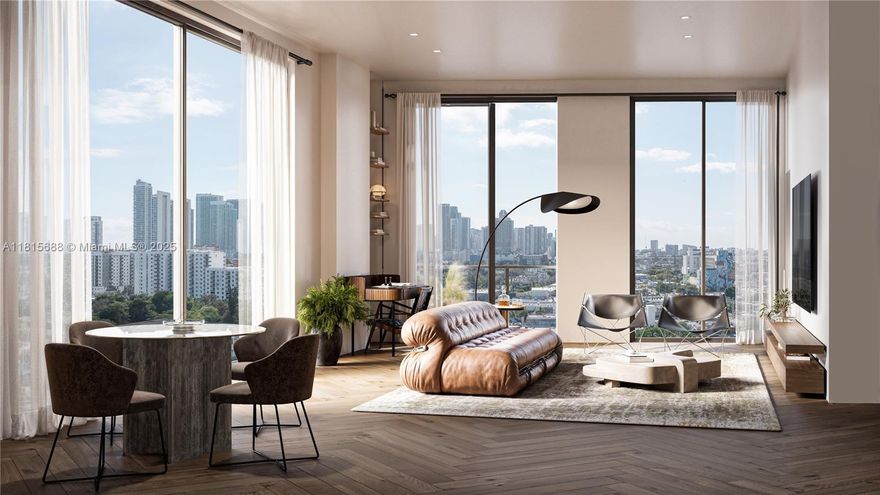 The Rider Residences, A Pre-Construction project nestled between Midtown, Edgewater, Design District, & Wynwood, fully furnished residences with no rental restrictions This Lockout Unit is the Swiss Army knife of Real Estate, offering unmatched flexibility for owners & investors, allows for multi-use living—reside in one section, rent the other, or combine for a spacious retreat. Enjoy premium amenities, including a private beach club, rooftop pool, wellness center, Sauna, Hamam, and Cold Plunges, plus the exclusive Rider Link App for seamless owner management. Interiors boast high-end finishes and smart layouts maximizing space. Anchored by Amazon’s latest expansion a Whole Foods Market, plus Equinox has preleased in a nearby Edgewater development, further elevating the area's prestige.