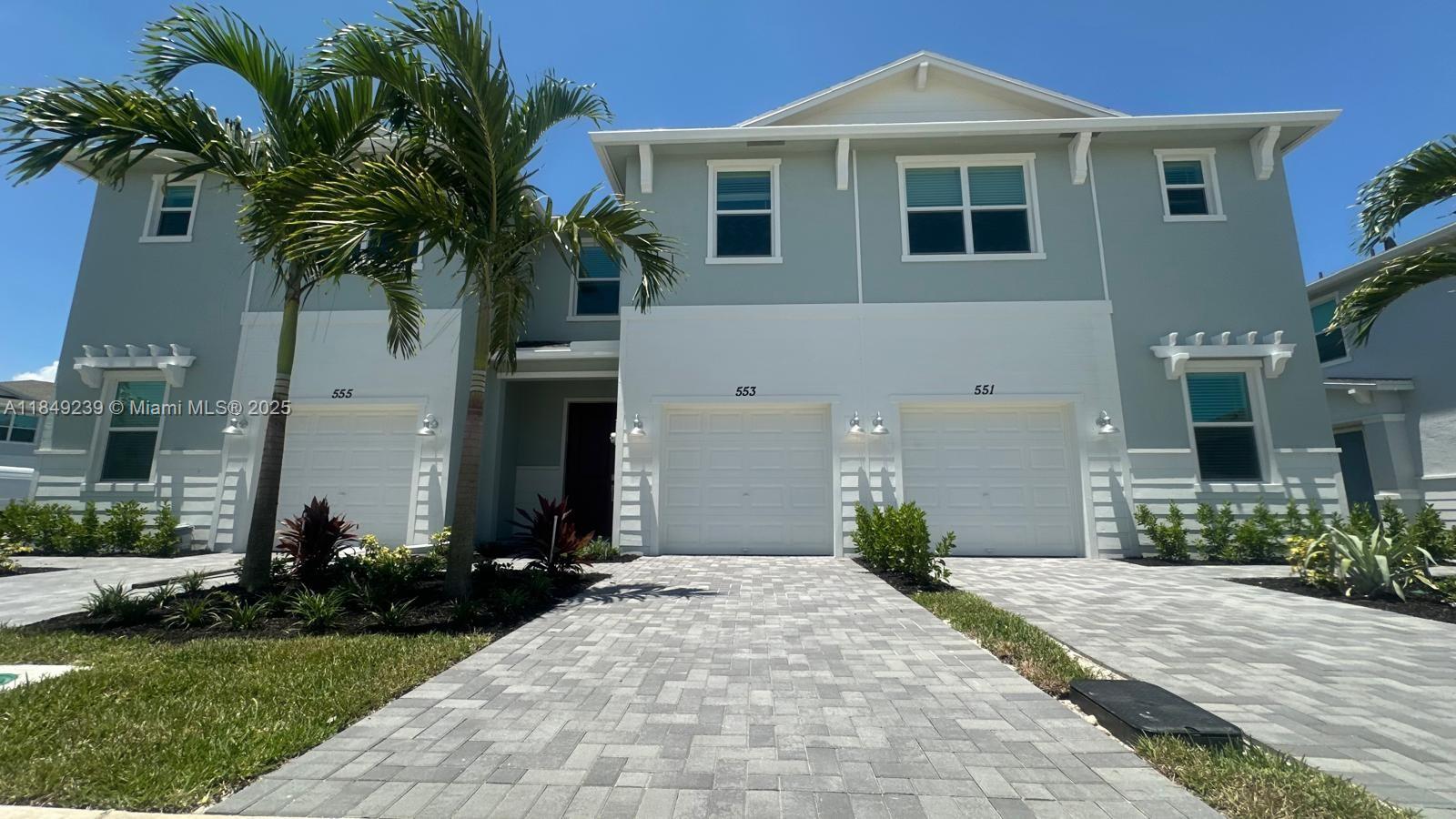 Brand-new townhome with lake view in the exclusive Veranda Landings community in Port St. Lucie! This modern 3-bedroom, 2.5-bath home features a functional layout, stainless steel appliances, washer and dryer included, and window blinds throughout. One attached Car Garage. Enjoy peaceful lake views from the backyard, perfect for relaxing after a long day. Veranda Landings offers a prime location close to shops, restaurants, and the soon-to-open Florida Coast Medical Center, with quick access to the Turnpike & I-95. Live in a serene residential setting with quality amenities and the lifestyle that only Port St. Lucie can offer.