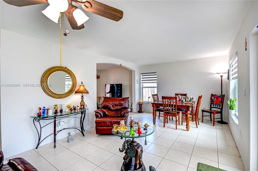 Discover this beautifully maintained single-family home nestled in a quiet Homestead neighborhood! Boasting 3 bedrooms and 2 bathrooms, this spacious 1,264 sq ft residence sits on a generous 6,000 sq ft lot, complete with a private driveway and ample outdoor space ideal for entertaining or future upgrades. Recent upgrades include a brand-new metal roof installed in 2023 and impact windows installed in 2021, enhancing durability and energy efficiency. Built in 2003, this home is perfect for first-time buyers or investors seeking a move-in-ready property. Enjoy the convenience of being close to schools, shopping centers, and major highways, with the stunning Florida Keys just a short drive away. Plus, there are no HOA fees! This gem is easy to show and ready for its new owners!