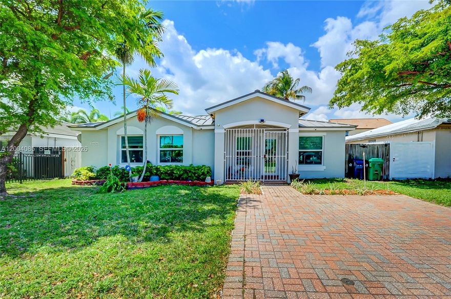 Discover this beautifully maintained single-family home nestled in a quiet Homestead neighborhood! Boasting 3 bedrooms and 2 bathrooms, this spacious 1,264 sq ft residence sits on a generous 6,000 sq ft lot, complete with a private driveway and ample outdoor space ideal for entertaining or future upgrades. Recent upgrades include a brand-new metal roof installed in 2023 and impact windows installed in 2021, enhancing durability and energy efficiency. Built in 2003, this home is perfect for first-time buyers or investors seeking a move-in-ready property. Enjoy the convenience of being close to schools, shopping centers, and major highways, with the stunning Florida Keys just a short drive away. Plus, there are no HOA fees! This gem is easy to show and ready for its new owners!