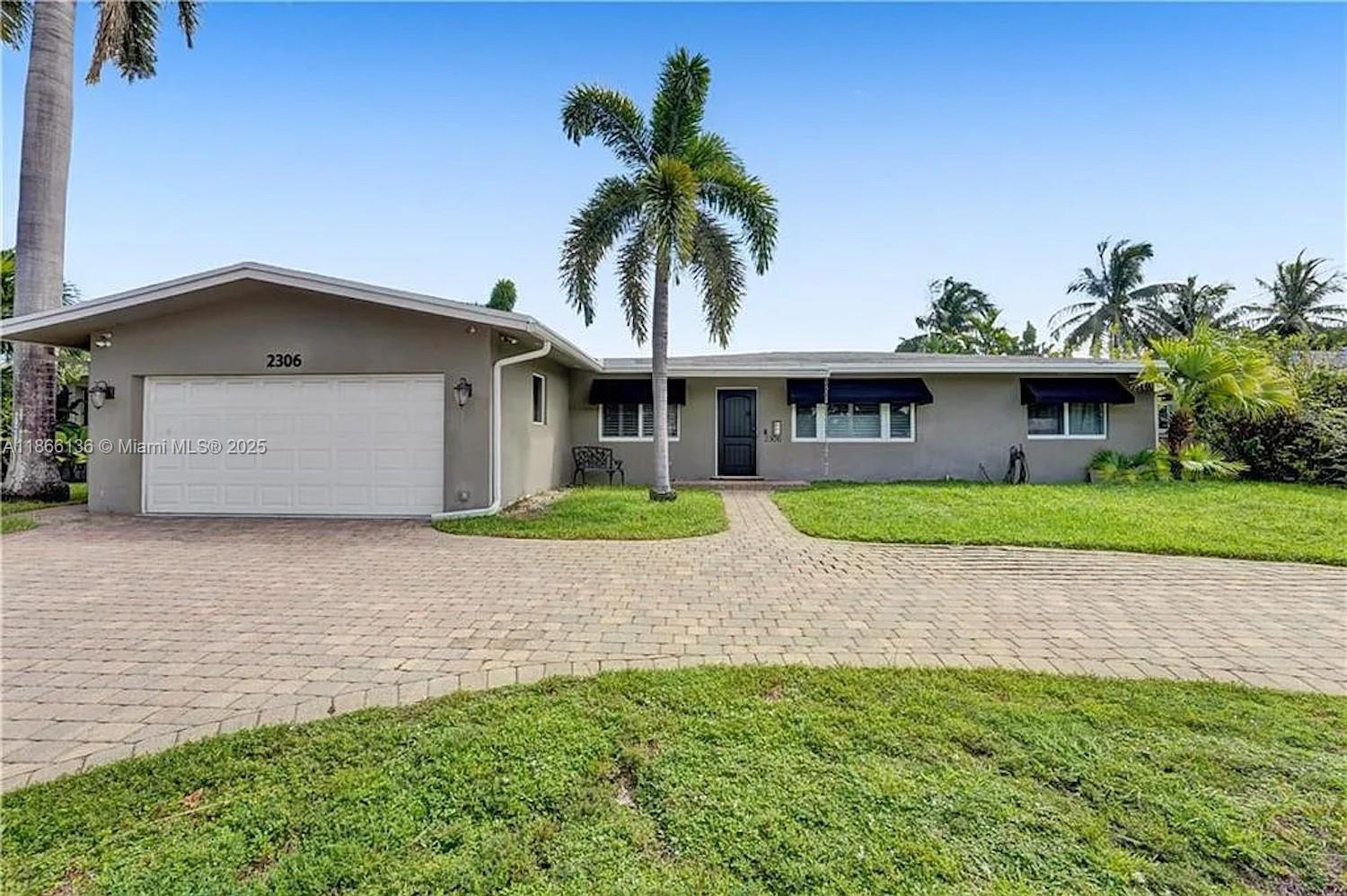 Welcome to Villa Riviera, in the heart of Wilton Manors. Enjoy your perfect rental home in this beautiful 3 bedroom + DEN, 2 bath home with a gorgeous water view, includes a beautiful heated pool! Have a drink around the fire pit at sunset followed by a barbecue on the 4 burner grill. You will enjoy every minute of your stay at Villa Riviera designed and furnished by a renowned luxury interior designer. Featuring an open floor plan with luxurious designer finishes throughout, and a gorgeous outdoor space with cozy seating - this property is certainly one of a kind.
Property will be fully painted and redecorated, text listing agent, easy to show.