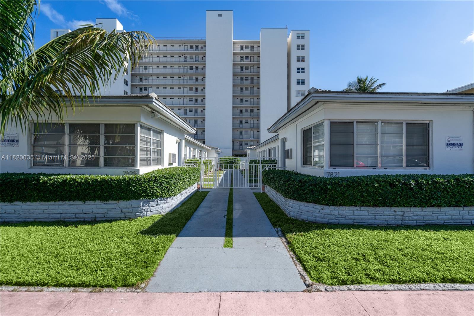 Rental Property at 7821 Carlyle 1, Miami Beach, Miami-Dade County, Florida - Bedrooms: 2 
Bathrooms: 1  - $2,600 MO.