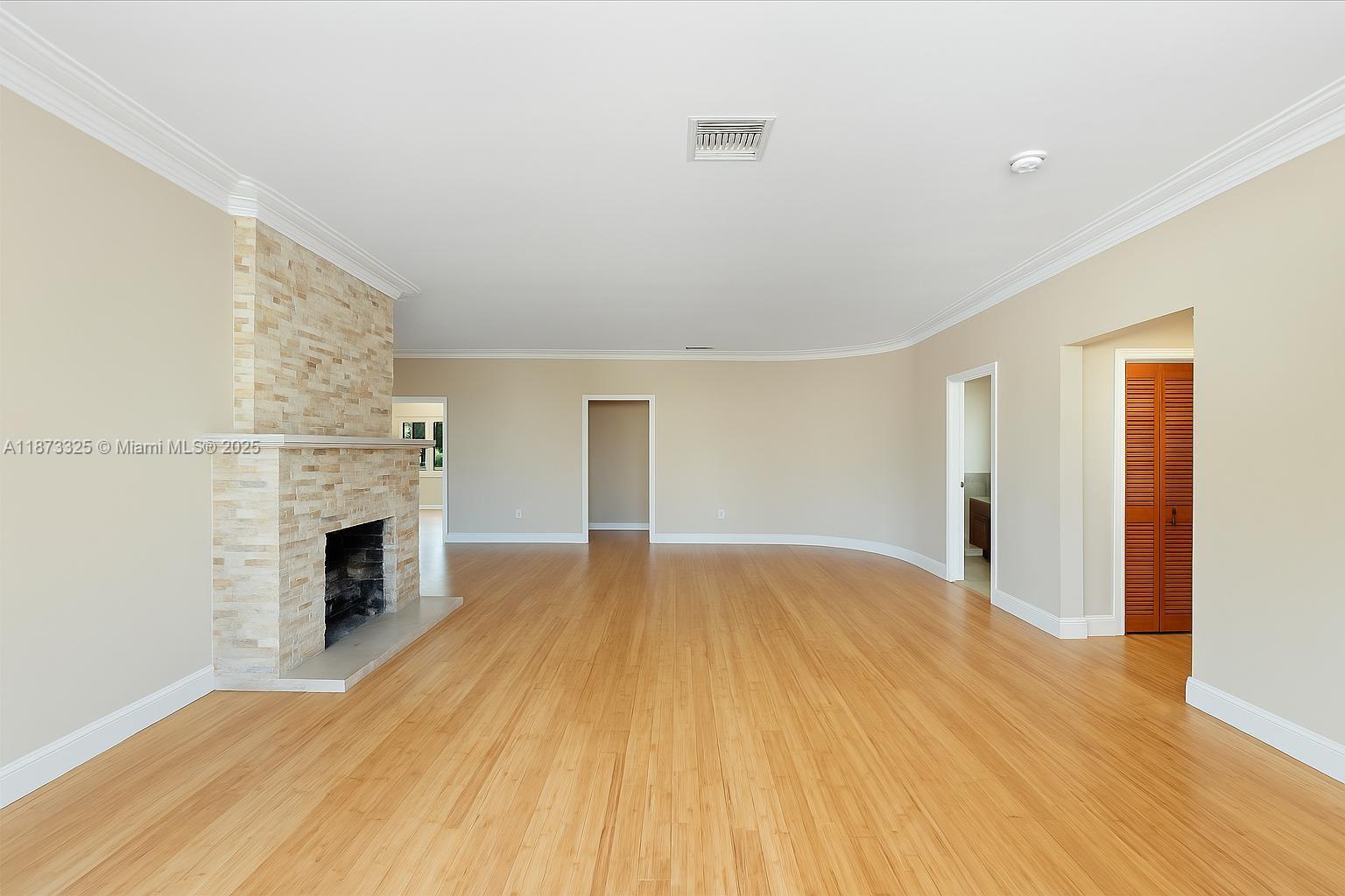 Best street in Town!Steps to the beach, this beautifully renovated 3BR/3BA home combines charm, space, & prime location. House Features soaring ceilings, hardwood floors, elegant moldings, custom built-ins, w/ cedar-lined closets,this gem is move-in ready with a granite counter-tops & stainless steel appliances. The serene primary bedroom offers a peaceful retreat, while 2 guest rooms share a Jack-and-Jill bath. Recent upgrades include freshly plastered & painted interior home, a newer tile roof, new AC, and water heater. Also room for a pool and 5 bedroom potential by enclosing the entertainment room or garage conversion options, this property is a smart investment surrounded by $4.6 M+ homes. High walkablity to community pools, parks, restaurants,A rated school & Bal Harbour Shops.