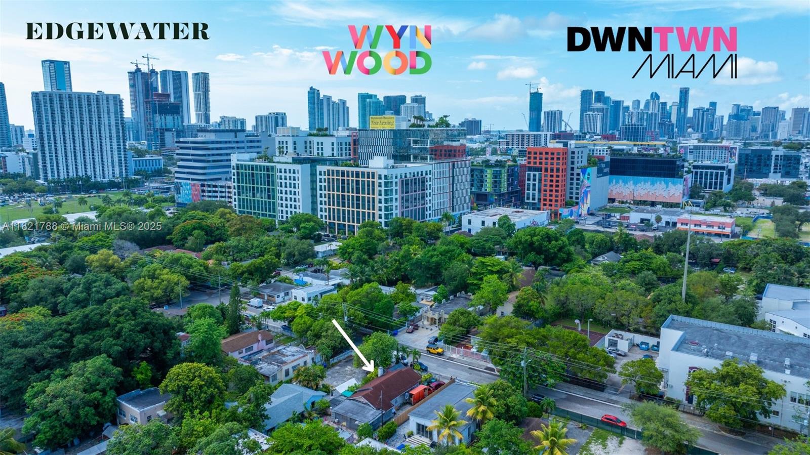 Investor/Developer Special in the Heart of Wynwood! Rare opportunity to own a property in one of Miami’s fastest-transforming neighborhoods. This is a true teardown or full renovation project—ideal for a general contractor, developer, or visionary investor looking to capitalize on the area’s explosive growth. Just moments from Wynwood Plaza, the Design District, Midtown, and Edgewater, this location offers unbeatable proximity to Miami's premier cultural, dining, and retail destinations. Zoning offers redevelopment potential (buyer to verify), making this a strategic hold or build opportunity. Surrounded by new construction and luxury developments, this property is your gateway to building equity in a red-hot market. Sold AS-IS. Drive by only—do not disturb occupants.