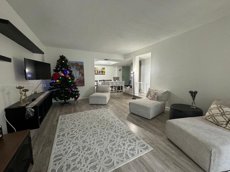 1-bedroom, 1.5-bathroom condo nestled in the coveted International Village. The property is fully furnished. This
immaculate residence showcases ample closet space, new kitchen, nice appliances, flooring, cabinets, countertops,
bathrooms and washer & dryer are in the unit. Centrally located near I-95 and the turnpike, with convenient access
to public transportation and shopping plazas. International Village, a guard-gated community, offers an array of
amenities including indoor/outdoor pools, jacuzzi, gym, sauna, aerobics room, pool tables, and tennis courts. Don't
miss the opportunity to call this exquisite home yours! Association requirements include a minimum 670 credit.
score and $45,000 annual income required, background check, and a $400 refundable deposit for the association