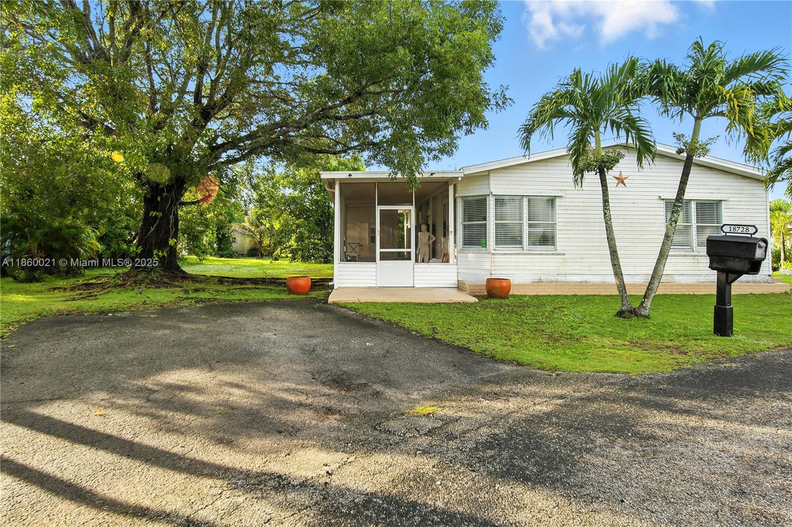 Welcome to your next opportunity in the gated Gold Coaster Mobile Home Park, located in the heart of Homestead. This oversized, uniquely shaped lot offers over 10,000 sq ft of potential—ideal for investors, developers, or buyers seeking space to customize.
The 1994-built manufactured home sits within a well-established, amenity-rich community. Enjoy resort-style living with a heated pool, hot tub, basketball, shuffleboard courts, clubhouse, banquet room, library, playground, and pet-friendly spaces. Residents also benefit from RV/boat storage, on-site laundry, and professional management. Regular social events and a welcoming atmosphere. Conveniently located near top-rated schools, Florida City, Everglades National Park, and all the cultural vibrancy of Miami-Dade.