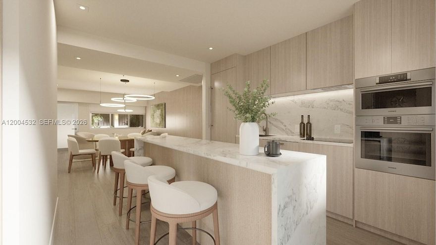 Introducing Villa Sofia, Miami's original pied-à-terre reimagined. A beloved destination for the affluent and bon vivant since 1959, this architectural gem is being thoughtfully
reinvented for modern luxury in the exclusive South of Fifth neighborhood. With only 21 residences and no rental restrictions, Villa Sofia offers rare flexibility for owners and
investors alike. Residence #109 features a thoughtfully laid out 2 bed/2 bath with 863 interior sq ft plus 204 sq ft of outdoor space, showcasing an efficient layout and refined
contemporary finishes. Residents will enjoy curated amenities including a rooftop bar, pool, outdoor gym, and lounge - ideal for relaxing, working, or entertaining. Residents will also
have access to beach service. Completion estimated for the end of 2026.