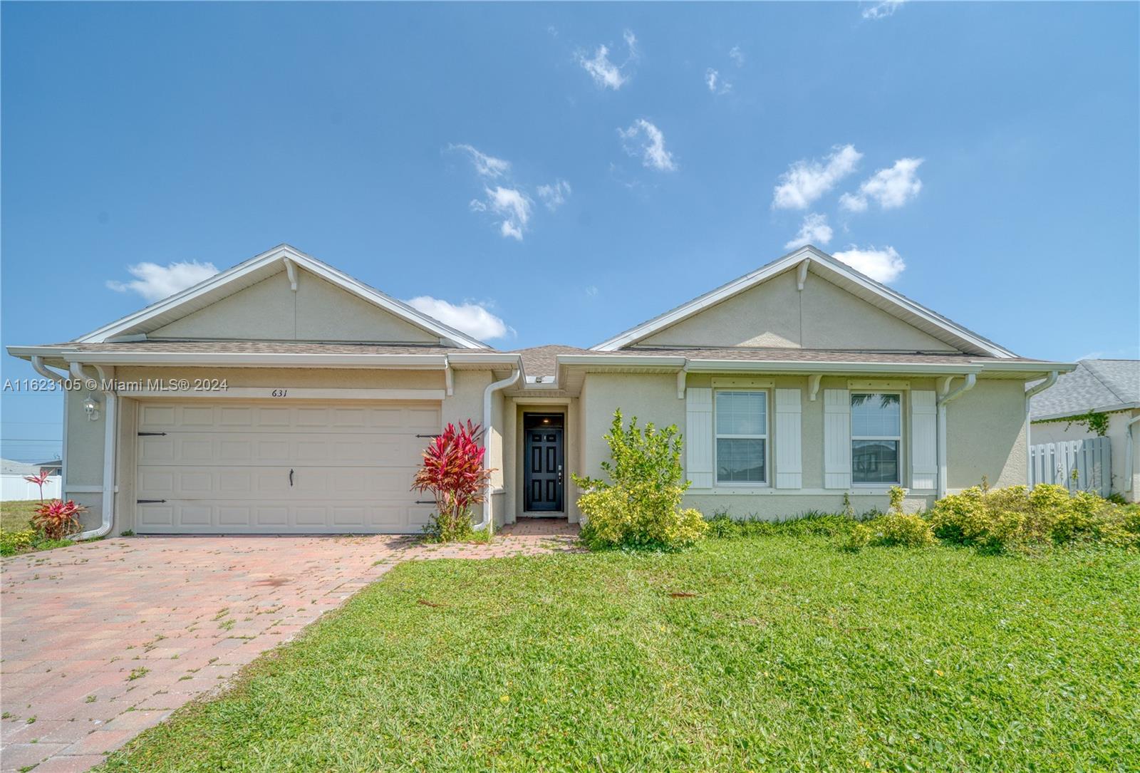Property for Sale at 631 Nw 1 Ter, Cape Coral, Lee County, Florida - Bedrooms: 4 
Bathrooms: 2  - $349,999