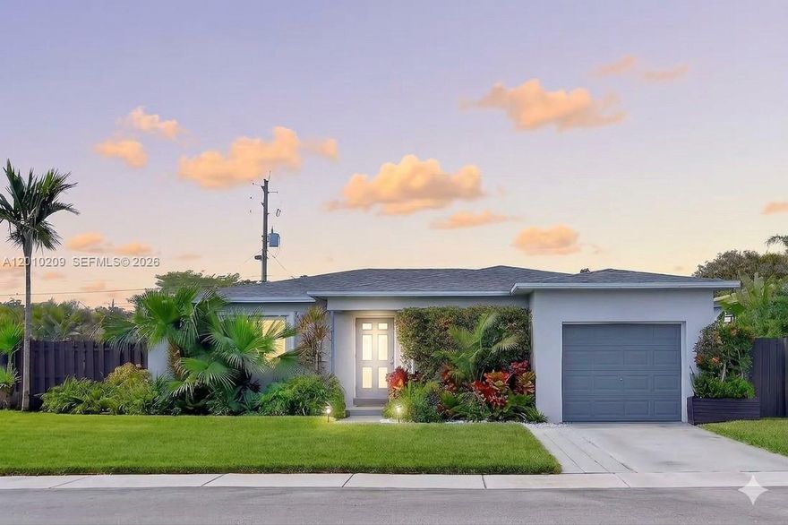 Less than a mile from stunning beaches, this meticulously maintained single-family home sits on an oversized, south-facing lot — priced as the best value in the neighborhood. With space for a large pool and jacuzzi, lush manicured landscaping, room for your boat and RV, and a huge yard for kids and pets, this property delivers the ultimate South Florida lifestyle, backed by a new roof, mostly hurricane impact doors and windows, and a security system. The sun-filled, move-in ready interior includes a garage and sunroom easily convertible into additional living space — all just minutes from FLL Airport, Fort Lauderdale, Hollywood, top dining, shopping, and major highways. The space, the location, the value — it's all here.