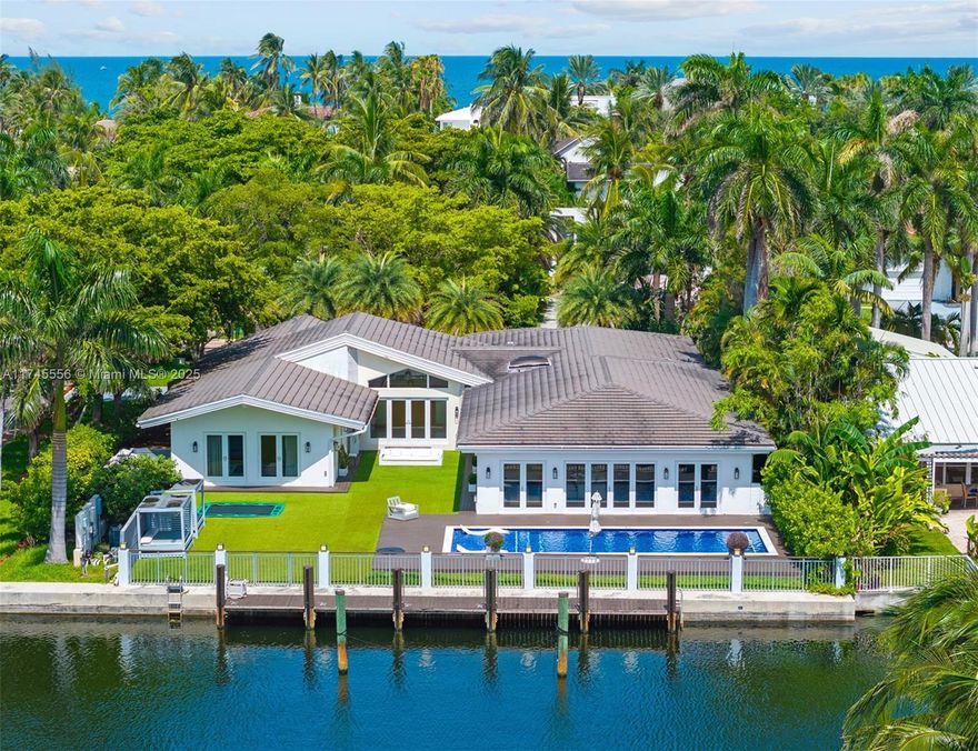 Build your dream home at 194 Golden Beach Dr, nestled in the prestigious Golden Beach, FL. This property epitomizes luxury living with 100’ of waterfront access, ideal for boaters looking to dock a large yacht. Spanning 17,500 SF, the property has an income producing 6 bedrooms, 5.5 bathrooms, and an office space house. The property is a corner lot with a wide driveway allowing to park many cars. Enjoy the best of coastal living with exclusive walking distance access to a private beach, parks, and sports courts, all within Miami-Dade County's finest residential community. This is more than a dream home opportunity — it’s a lifestyle redefined.