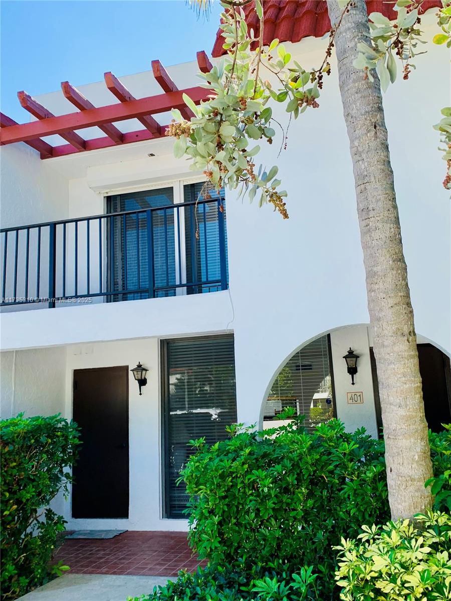 Unfurnished annual rental for $6400 per month. Renovated kitchen and bathrooms. New flooring. 2 assigned parking spaces right next to the unit, not in back. Private gated beach entrance. Private patio that doesn't face the parking lot. Ample closet space. Clubhouse with pool. Easy walk to village and to Bill Baggs State Park. One Comcast cable box included but tenant responsible for utilities (electricity and internet). HOA application fee: $150. No pets. No smoking. Person limit: 6