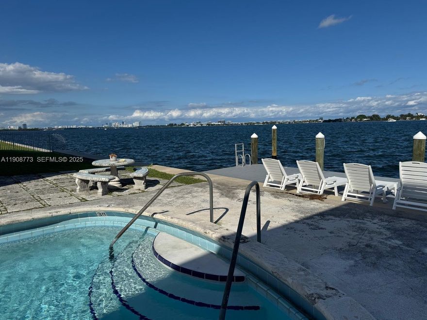 Amazing water front property. This is your chance to live in an oustanding 1 bedroom 1 bath condo unit in North Bay Village. Unit features modern kitchen, walking closet, modern appliances, tile floors, and spacious layout. The complex is waterfront with a resort style pool, deck, and BBQ area. Partially furnished with 2 TV's.  Showings are fast and easy call listing agent.