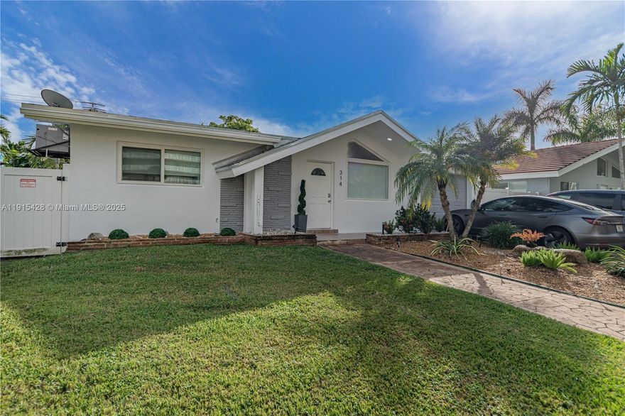 Offers below asking will not be considered. 1,557 SF under air. This beautifully renovated home is located only 6 minutes to Dania-Hollywood beaches and 6 minutes to the Fort Lauderdale-Hollywood International Airport. This home features a modern flare, newer 2022 roof, all impact glass, all brand-new stainless-steel appliances, and a summer kitchen under a new gazebo in a very private backyard with a pool that is perfect for entertaining and relaxing. Indulge in local dining and entertainment at the incredible Jaxson's Ice-cream Parlor only 4 minutes away. Nature lovers will enjoy the Anne Kolb Nature Center, kayaking, and trails and the incredible Florida beach sunrises and sunsets.