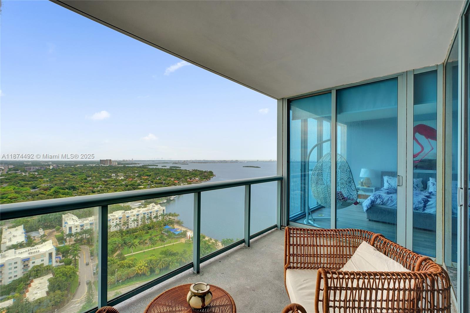 Enjoy the best of Miami in this spacious 2BR/2.5BA unit with breathtaking panoramic bay views from the primary bedroom and living room. Floor-to-ceiling windows fill the space with natural light.
Enjoy a full suite of resort-style amenities: 2 pools with sundeck, 3 hot tubs, state-of-the-art fitness center, yoga/cycling studio, sauna, BBQ area, business center, theater room, game room, kids’ playroom, pet park, 24/7 security, and an on-site convenience store. One assigned parking space + valet service available.
Prime location! Walk to Midtown, Design District, and Wynwood. Minutes to Miami Beach and MIA Airport. MUST SEE!